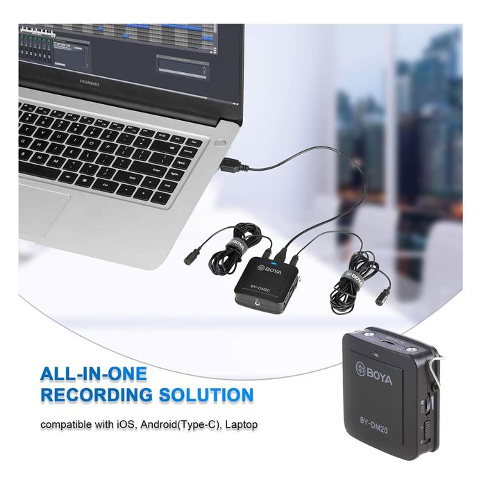 میکروفون یقه ای بویا مدل BY-DM20 - 9