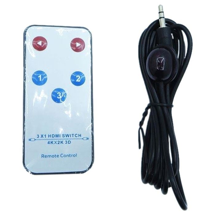 سوئیچ 3 پورت HDMI با قابلیت 3D و رزولوشن 4Kx2K با ریموت کنترل لایمستون LS-HS0301 - 6
