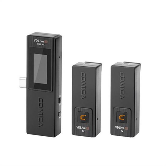 میکروفون یقه ای بی سیم کامیکا مدل VDLive10 USB - 2