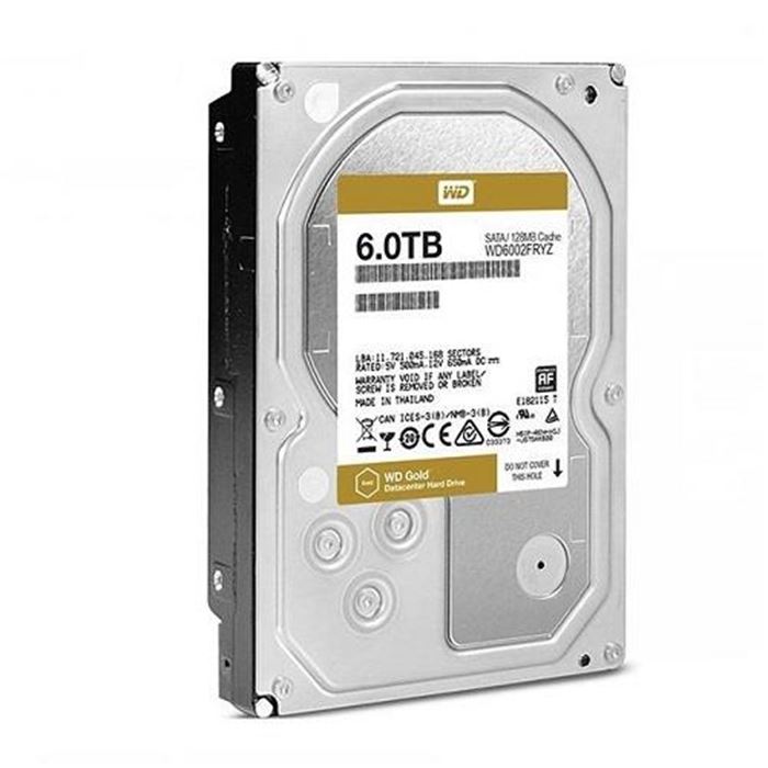 هارددیسک اینترنال وسترن دیجیتال سری Gold Datacenter مدل WD6002FRYZ ظرفیت 6 ترابایت - 4