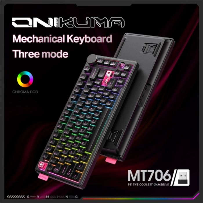 کیبورد بی سیم گیمینگ اونیکوما مدل MT706 - 8