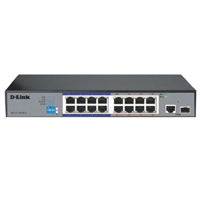 سوئیچ 16 پورت دی لینک DES-F1016P-E - 6