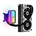 HYTE THICC Q60 240mm AIO with 5 Inch IPS Display Liquid CPU Cooler 