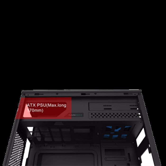 کیس کامپیوتر گیم مکس مدل G561 Black - 2