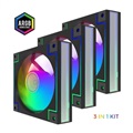 GameMax RD300 3x1 Kit Gaming Case Fan
