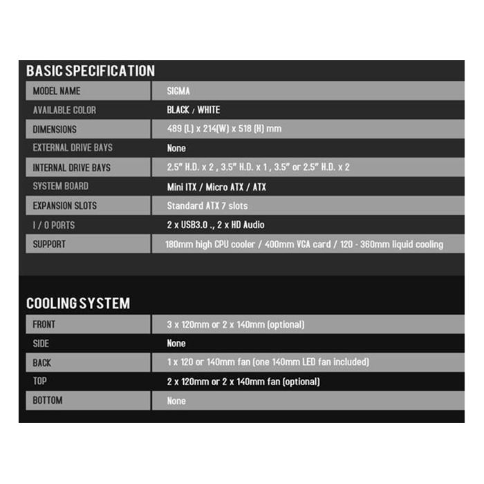 کیس کامپیوتر ریدمکس مدل SIGMA - 8