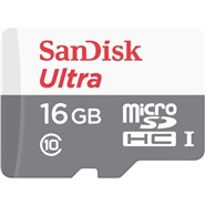 Sandisk کارت حافظه microSDHC سن دیسک مدل Ultra کلاس 10 استاندارد UHS-I U1 سرعت 80MBps 533X ظرفیت 16 گیگابایت