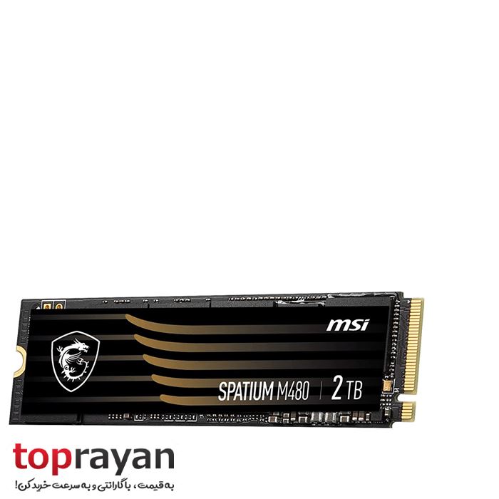 حافظه SSD اینترنال ام اس آی مدل SPATIUM M480 PCIe 4.0 NVMe M.2 ظرفیت 2TB - 3