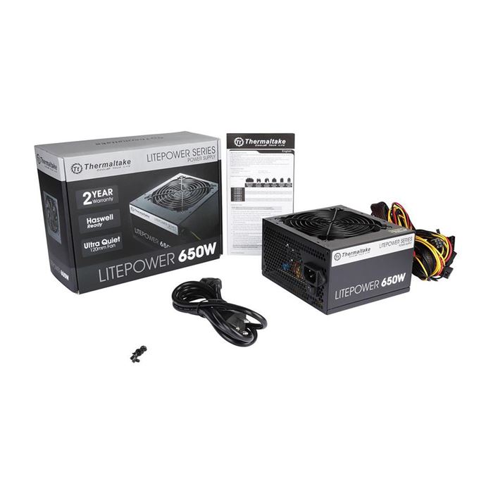 منبع تغذیه کامپیوتر ترمالتیک مدل Litepower 650W - 4