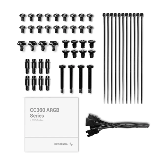 کیس دیپ کول مدل CC360 ARGB White - 5