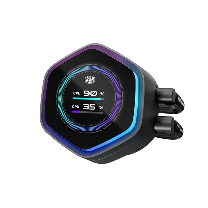 خنک کننده پردازنده مایع کولر مستر آرجی بی  MASTERLIQUID Atmos II LCD  - 4