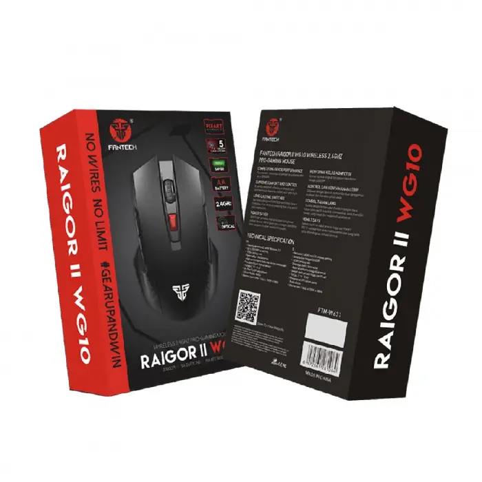 ماوس بی سیم گیمینگ فنتک مدل Raigor II WG10 - 4