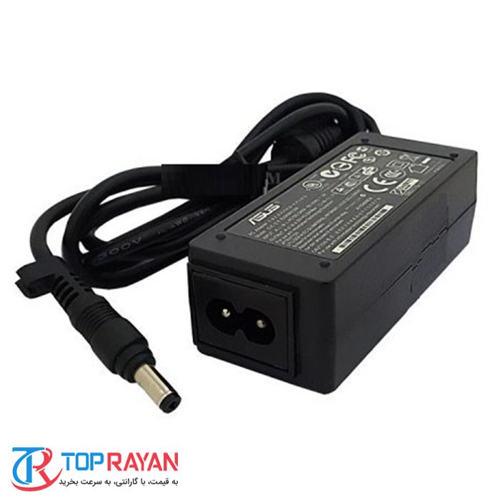 آداپتور لپ تاپ ایسوس 9V 2.5A اصلی کابل دوتایی - 5