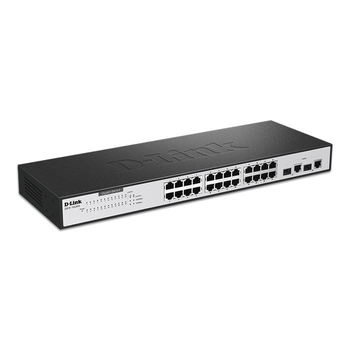 سوییچ 24 پورت به همراه 2 پورت Combo دی-لینک مدل DES-1026G - 3