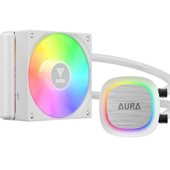 کولر پردازنده مایع Gamdias Aura GL120 V2 - White - 2