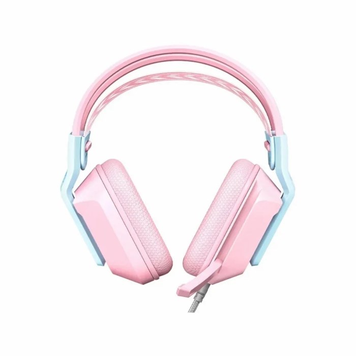 هدست گیمینگ باسیم اونیکوما مدل X13 Pink - 4