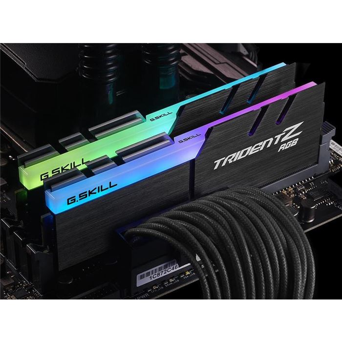 رم دسکتاپ DDR4 دو کاناله 3000 مگاهرتز CL15 جی اسکیل سری Trident Z RGB ظرفیت 16 گیگابایت - 9