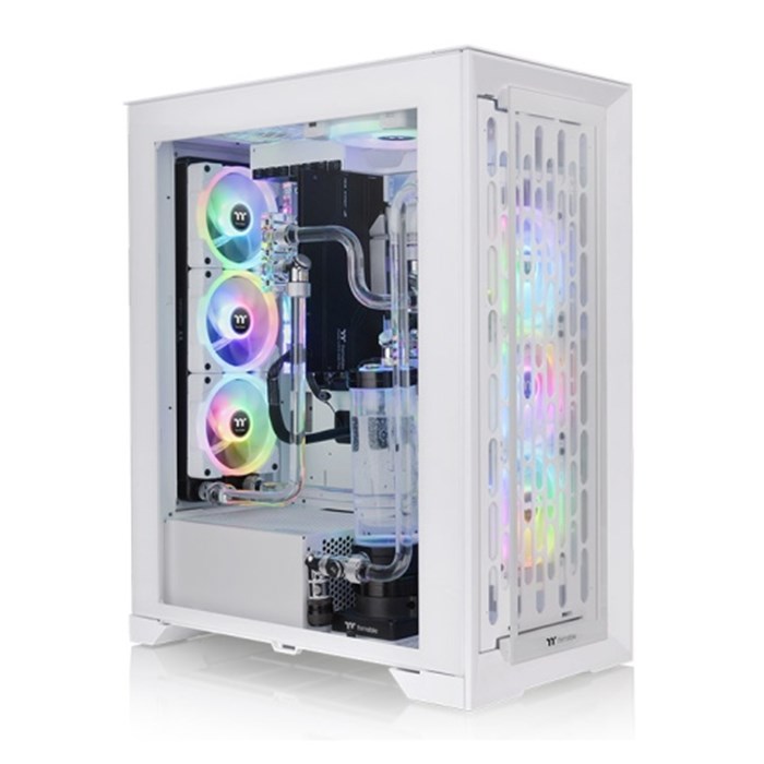 کیس گیمینگ ترمالتیک مدل CTE T500 TG ARGB White
