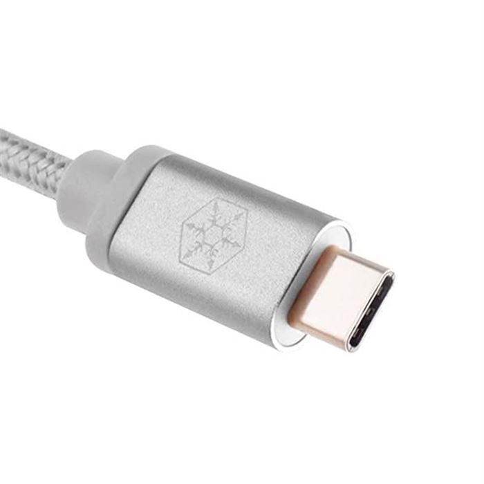 کابل تبدیل USB به USB -C سیلوراستون مدل CPU04 طول 0.5متر - 6