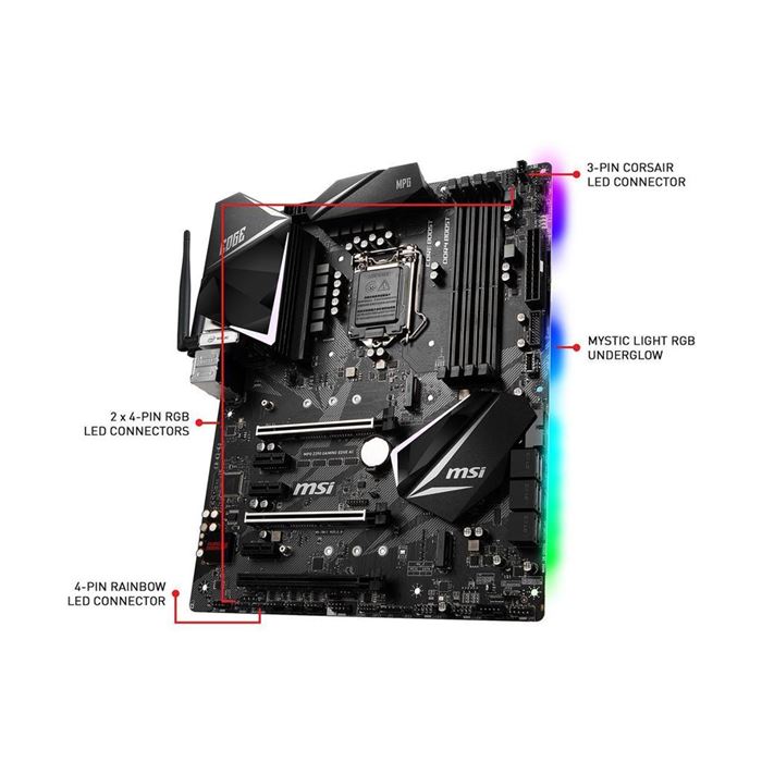 مادربرد ام اس آی مدل MPG Z۳۹۰ GAMING EDGE AC - 6