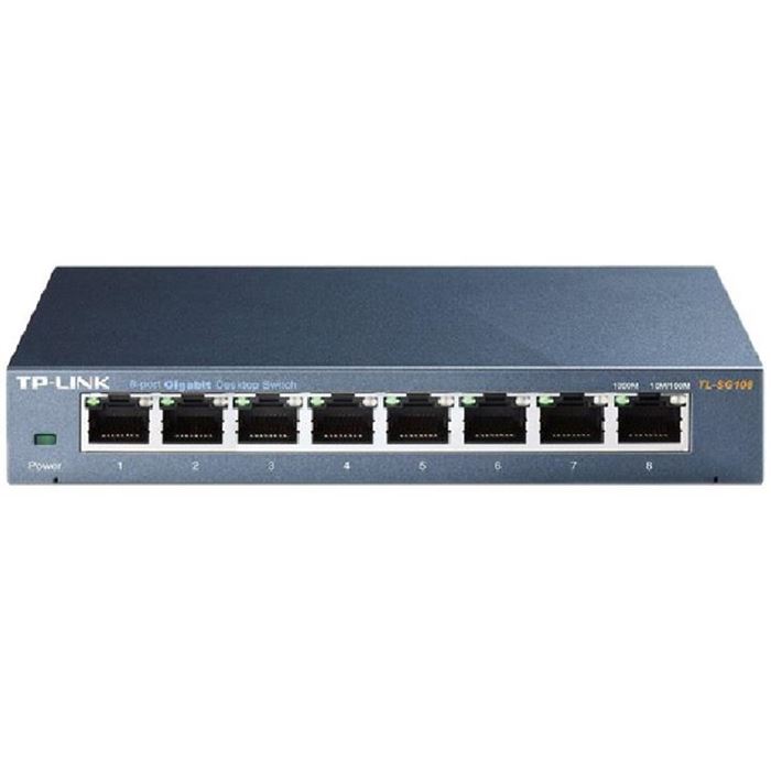 سوئیچ 8 پورت غیر مدیریتی تی پی لینک مدل اس جی 108 - 7