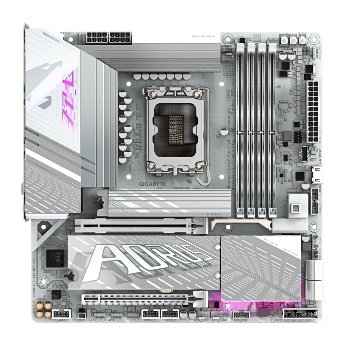 مادربرد گیگابایت مدل Z890M AORUS ELITE WIFI7 ICE - 2