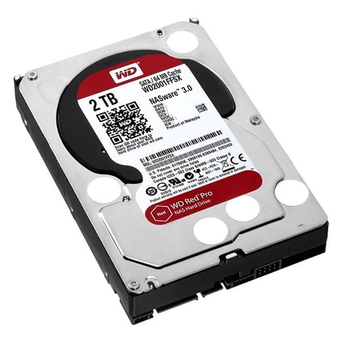 هارددیسک اینترنال وسترن دیجیتال سری Red Pro مدل WD2002FFSX ظرفیت 2 ترابایت - 5