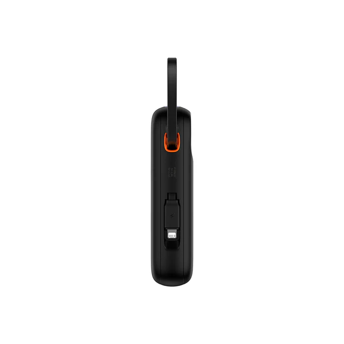 پاوربانک باسئوس مدل Qpow2 Dual Cable Digital Display Black ظرفیت 10000 میلی‌آمپر 22.5 وات - 6