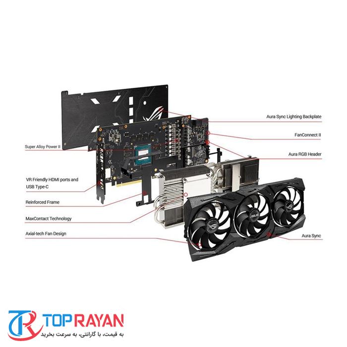 کارت گرافیک ایسوس مدل ROG-STRIX-RTX۲۰۶۰S-A۸G-EVO-GAMING با حافظه ۸ گیگابایت - 6