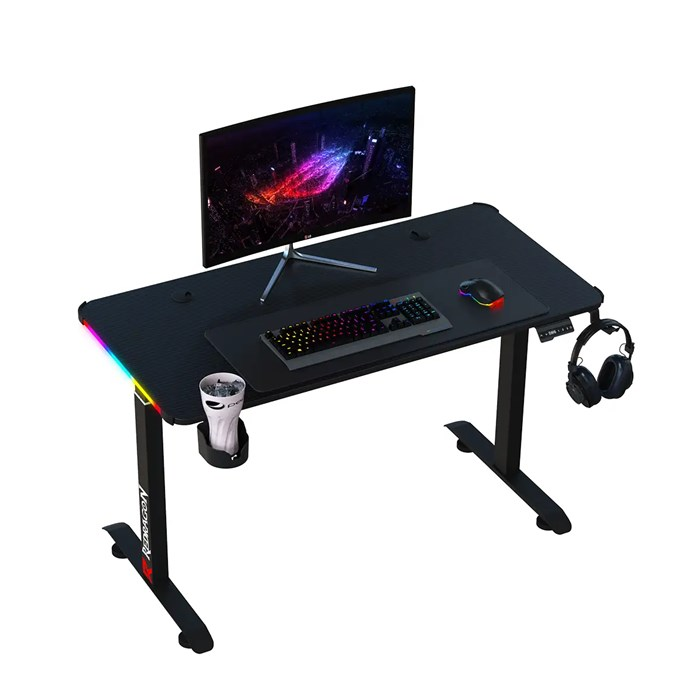 میز گیمینگ موتور دار ردراگون GD 3330 M BLACK 140cm RGB - 8