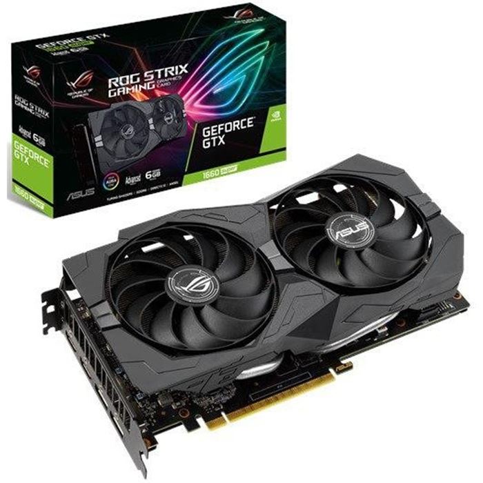 کارت گرافیک ایسوس مدل ROG-STRIX-GTX۱۶۶۰S-A۶G-GAMING با حافظه ۶ گیگابایت