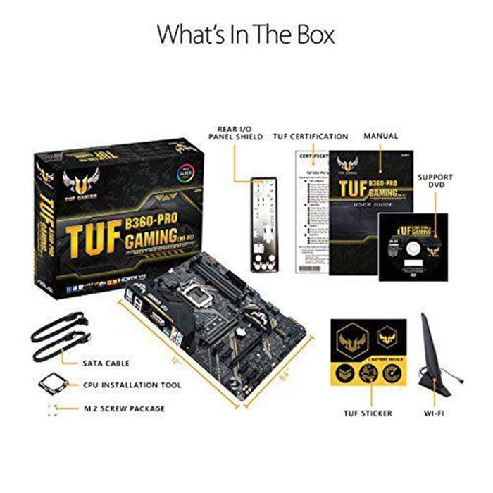 مادربرد ایسوس TUF B360-PRO GAMING - 7