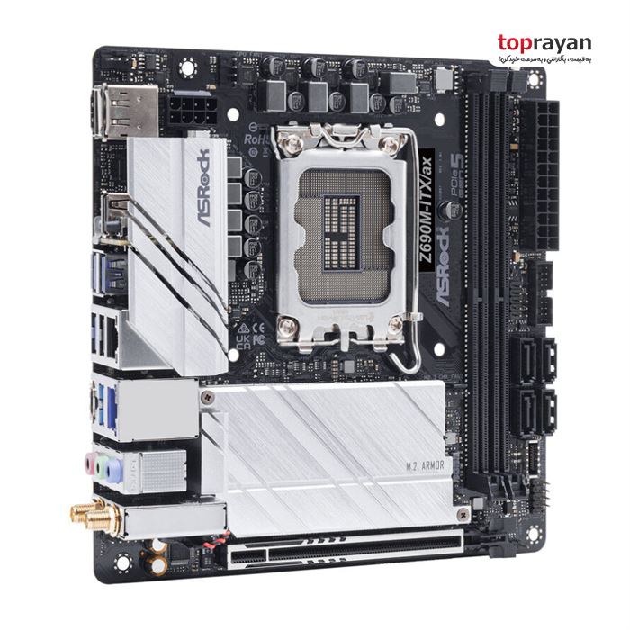 مادربرد ازراک مدل Z690M-ITX/ax سوکت 1700 - 3