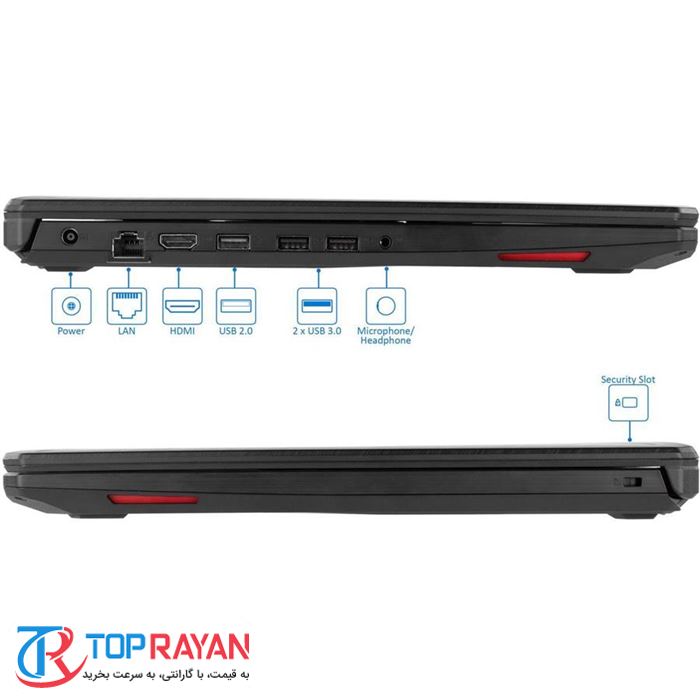 لپ تاپ ایسوس مدل FX۷۰۵DT با پردازنده Ryzen۷ ۳۷۵۰H - 5