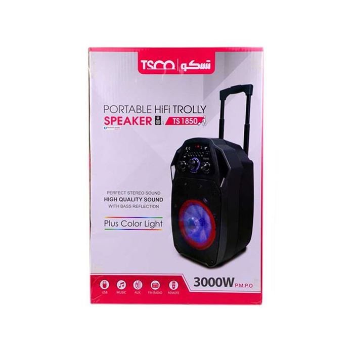 اسپیکر قابل حمل بلوتوثی تسکو مدل TS 1850 - 2