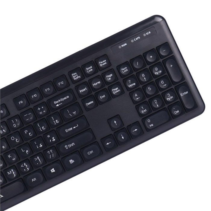 کیبورد و ماوس (کمبو) بی سیم نوا NKM-1402WL - 3