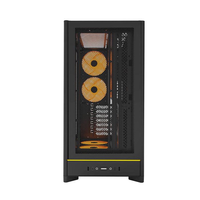 کیس مشکی مونتک مدل MONTECH HS01 PRO BLACK - 4