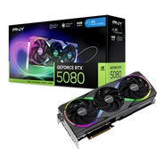 PNY GeForce RTX 5080 EPIC-X16GB ARGB Triple Fan Graphics Card