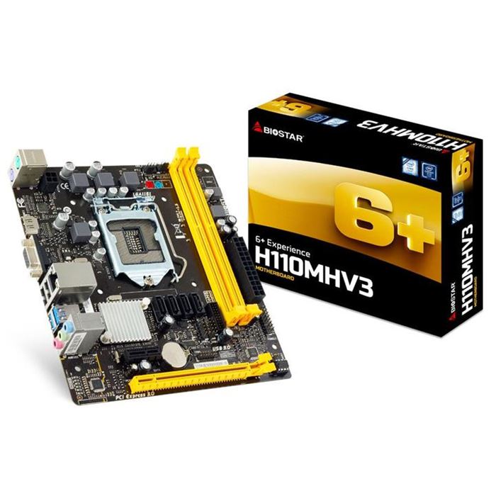 مادربرد بایوستار مدل H110MHV3 سوکت 1151 - 4