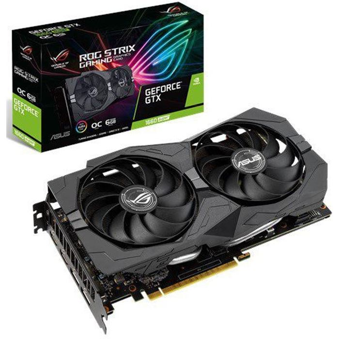 کارت گرافیک ایسوس مدل ROG-STRIX-GTX1660S-O6G-GAMING با حافظه 6 گیگابایت