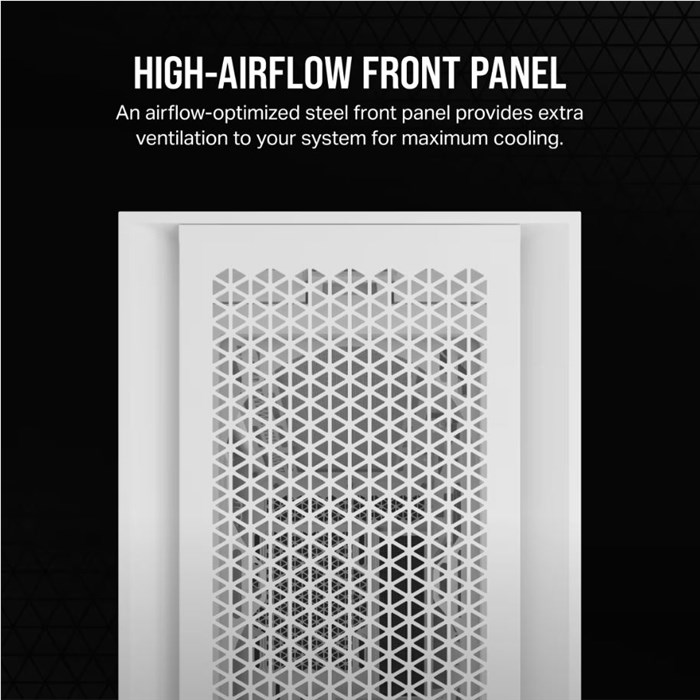 کیس کورسیر سفید 5000D CORE AIRFLOW - 7