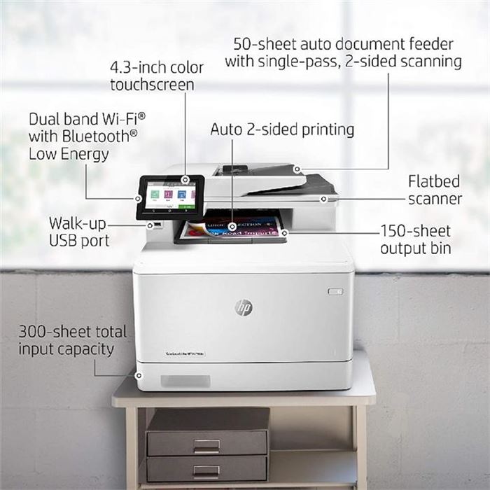 پرینتر لیزری رنگی اچ پی مدل LaserJet Pro MFP M479dw - 9