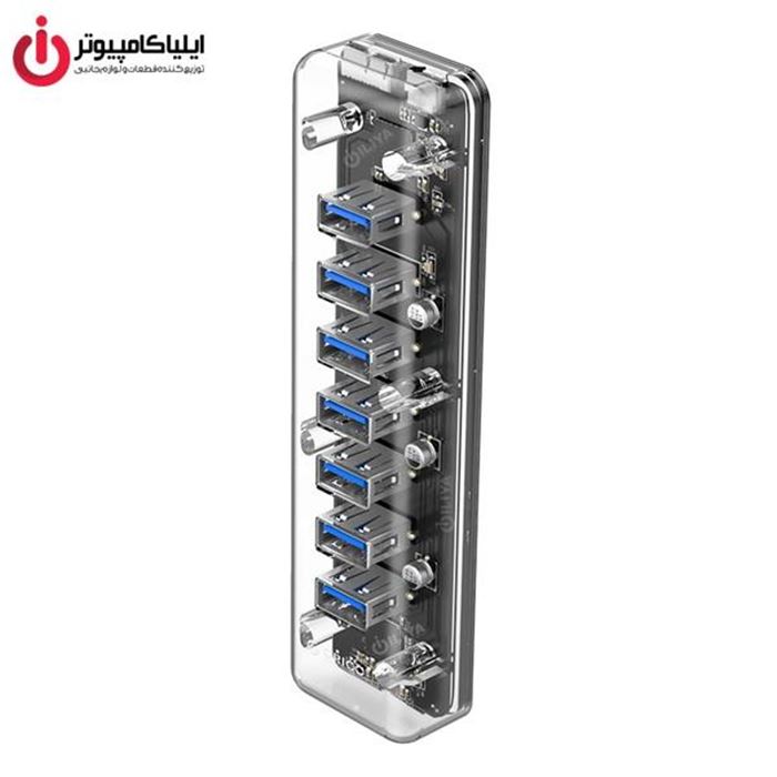 هاب هفت پورت یو اس بی شفاف رومیزی اریکو مدل F۷U-U۳ - 5