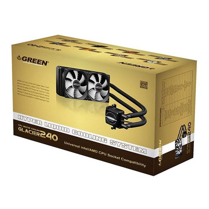 فن پردازنده مایع گرین Fan Green Glacier GLC240A - 4