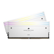 Corsair Dominator Titanium White RGB 64GB (2x32GB) 6000MHz CL30 DDR5 Dual Channel Desktop Memory