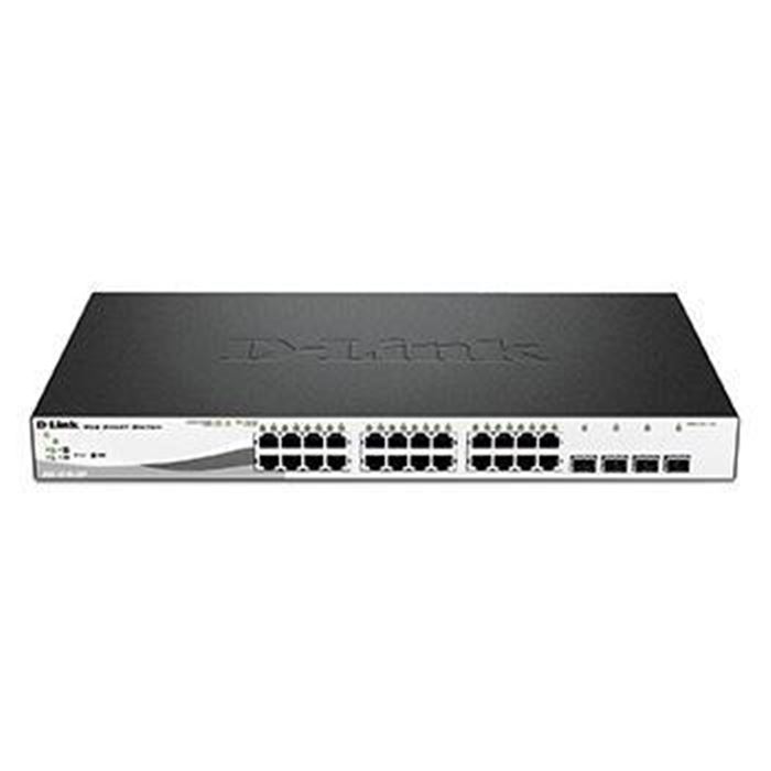 سوئیچ 28 پورت مدیریتی هوشمند دی لینک مدل دی جی اس 1210-28 ام پی - 4