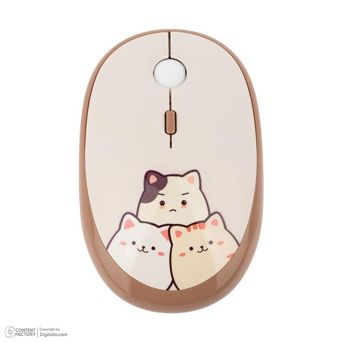 کیبورد و ماوس مافی مدل Silly Cat - 13