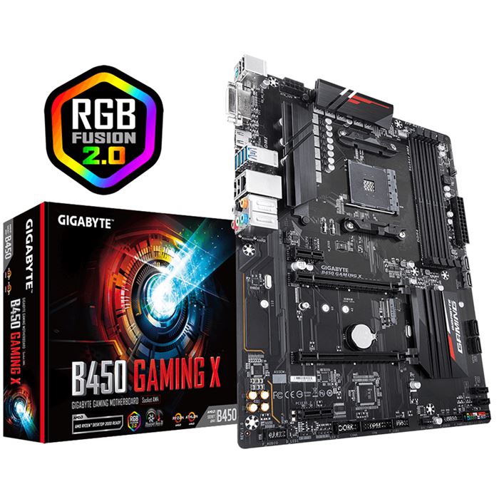 مادربرد گیگابایت مدل B450 Gaming X سوکت AM4