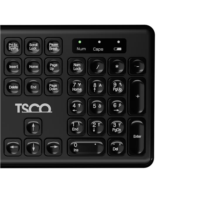 کیبورد بی سیم تسکو مدل TK 7005W - 5