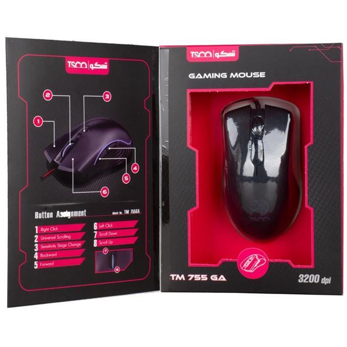 ماوس گیمینگ تسکو TM 755GA - 2